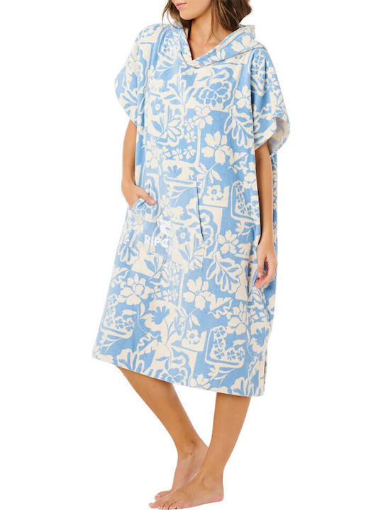 Rip Curl Hooded Πόντσο Θαλάσσης Μπλε