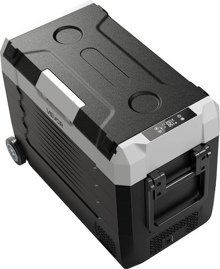 Vevor Преносим Хладилник 45л Капацитет 100-240V / 12V / 24V Черен