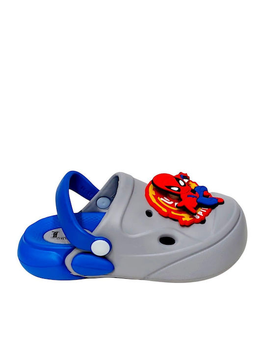 Kids Beach Clogs Gray LT-6009-GKRI
