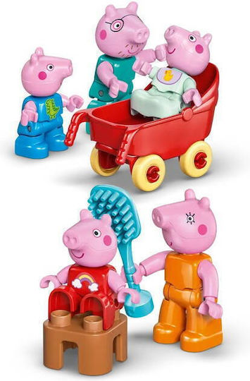 LEGO Duplo Peppa Pig - Семейна Къща за 2+ Години 84 Бройки