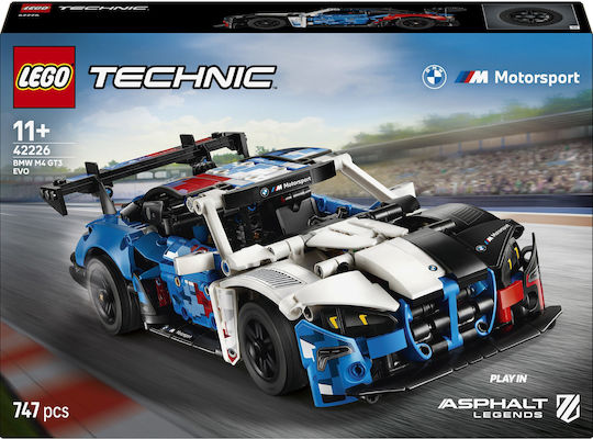 LEGO Technic BMW M4 GT3 EVO Race Car for 11+ Years 747 Pieces