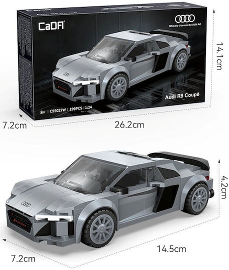 CaDA Bricks Блокчета Audi R8 Coupe 199бр
