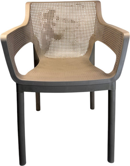 Καρέκλα Jolly Καπουτσίνο 59x43x78εκ. Καρέκλα Jolly Καπουτσίνο 59x43x78εκ.