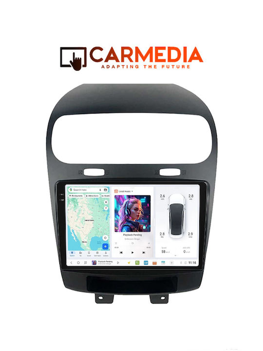 Carmedia Car Audio System for Fiat Freemont 2008+ (Bluetooth/USB/AUX/WiFi/GPS/Apple-Carplay/Android-Auto) with Touch Screen 9.5"