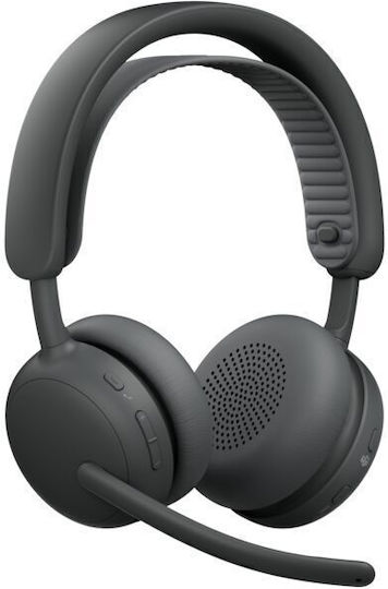 Logitech Zone Wireless 2 ES Teams Version On Ear Multimedia Ακουστικά με μικρόφωνο και σύνδεση Bluetooth σε Γκρι χρώμα