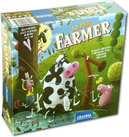 Επιτραπέζιο Παιχνίδι Super Farmer για 2-6 Παίκτες 6+ Ετών (PL) Granna