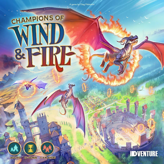 Επιτραπέζιο Παιχνίδι Champions of Wind and Fire για 1-4 Παίκτες 10+ Ετών (EN) iDventure