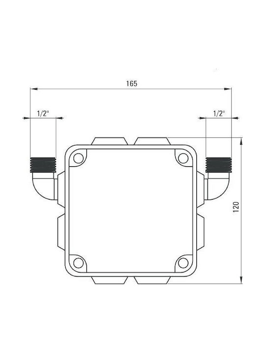 Deante Mixing Sink Faucet with Photocell Sensor Silver