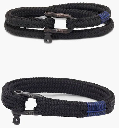 Pig & Hen D-shackle 4mm Black