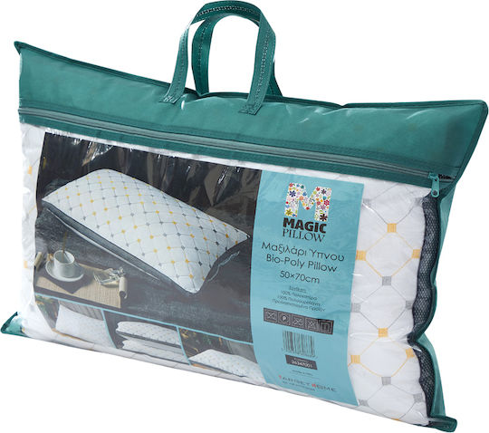 Μαξιλάρι Ύπνου Bio-poly Pillow Βαμβακερό 48x68x10εκ