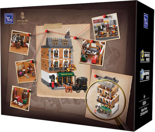 Pantasy Bausteine Sherlock Holmes - Baker Street 221B Apartment