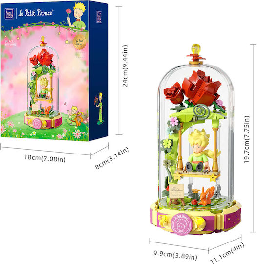 Pantasy Bausteine The Little Prince - Eternity Series Rose Swing