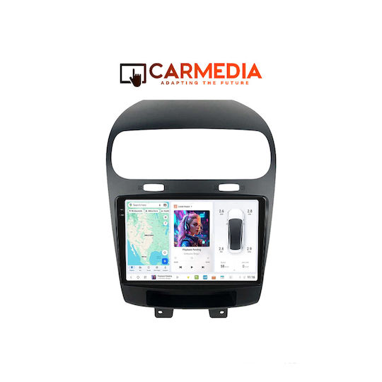 Carmedia Ηχοσύστημα Αυτοκινήτου για Fiat Freemont 2008 (Bluetooth/USB/AUX/WiFi/GPS/Apple-Carplay/Android-Auto) με Οθόνη Αφής 9.5"