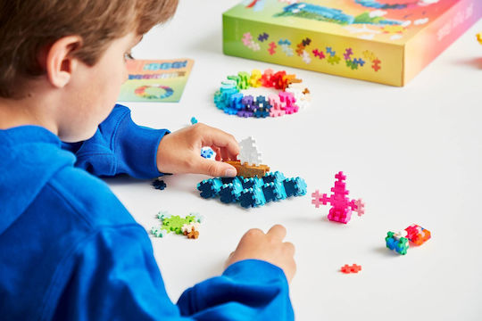Plus Plus Cuburi De Construit Learn To Build Colorverse Super Set Pentru 5+ Ani 1000 Bucăți