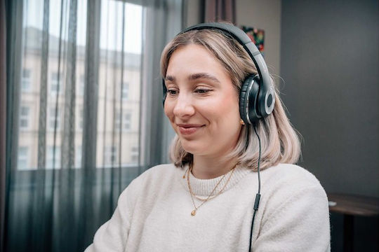 Verbatim TruSound Auf dem Ohr Multimedia-Kopfhörer mit Mikrofon und USB-C Konnektivität