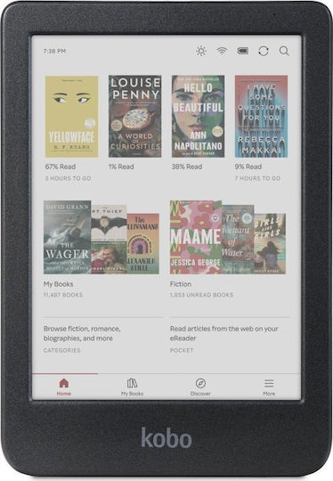 Kobo Clara Colour & Sleep Cover 6" (16GB) Black