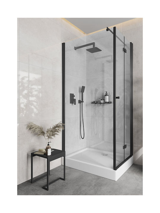 Deante Built-in Mixer & Shower Head Set for Shower Black