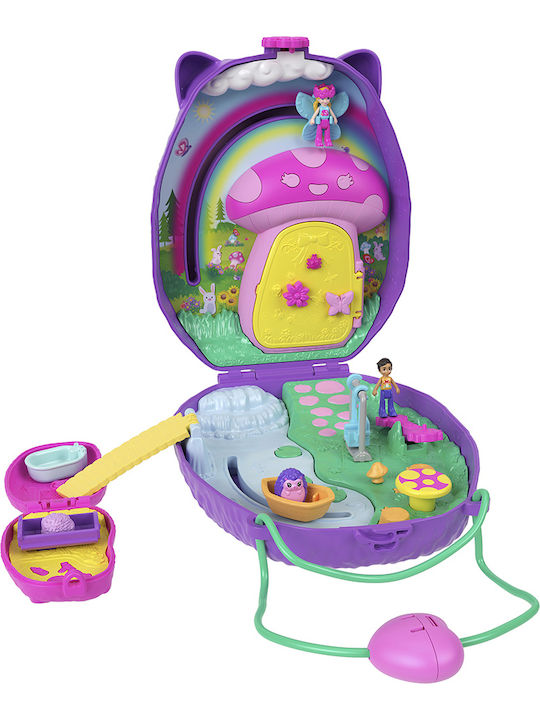 Toy Candle Polly Pocket: Tiny Worlds Big Surprises! - Hedgehog Mom & Baby Playset Mattel