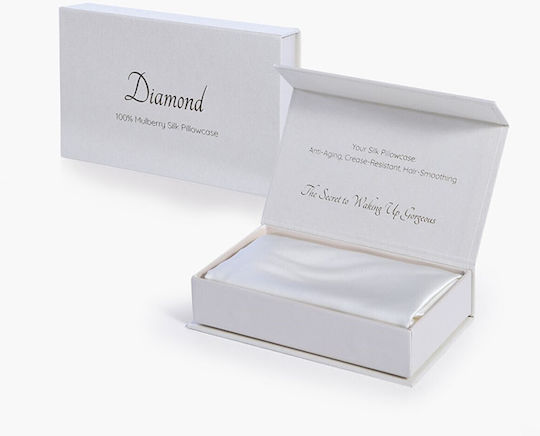 Nef-Nef Homeware Diamond Калъфка за възглавница с Фаса Айвъри 50x70см