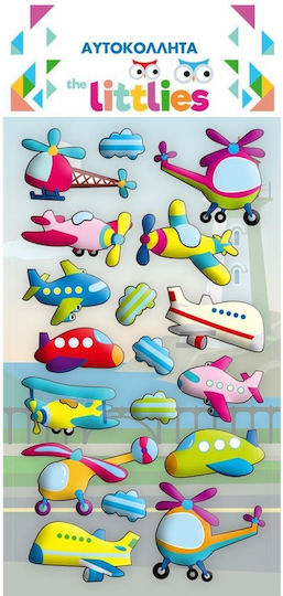 The Littlies Stickers Vehicles 12 Pieces