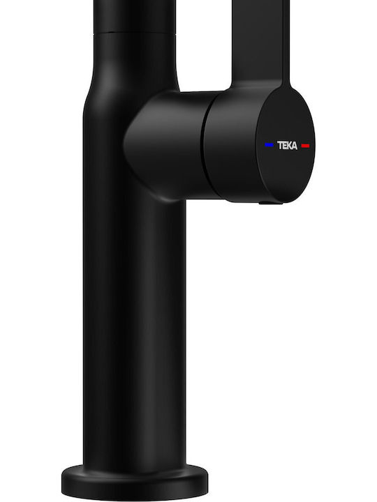 Teka Oval 915 Baterie Chiuvetă Bucătărie Bancă Neagră
