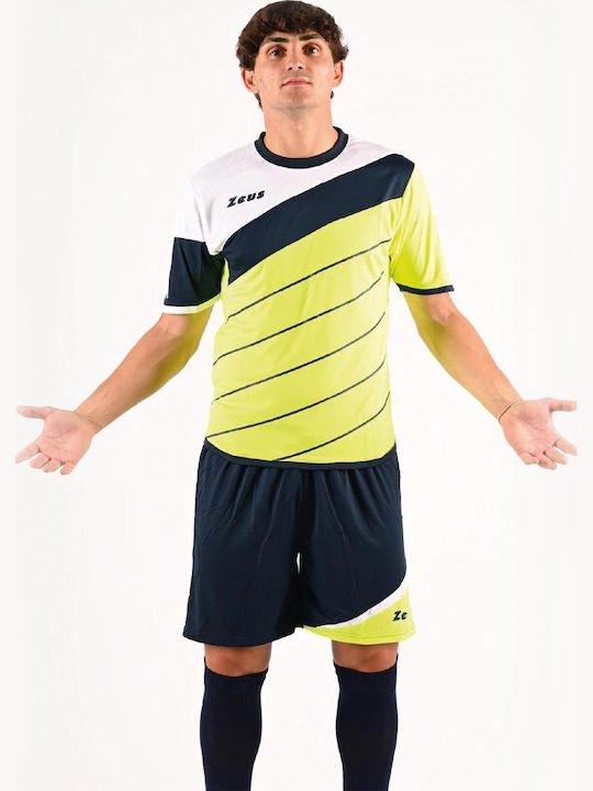 Lybra Uomo Set Echipament Sportiv Fotbal Pentru Adulți/Copii Galben/Albastru