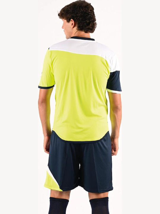 Lybra Uomo Set Echipament Sportiv Fotbal Pentru Adulți/Copii Galben/Albastru