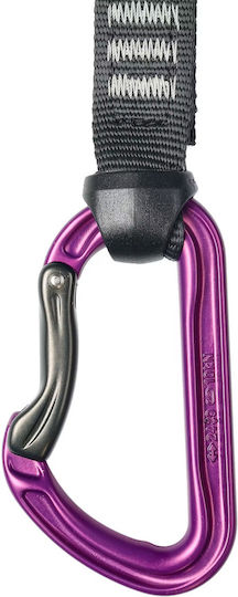 Dmm Shadow Quickdraw Climbing Express 18cm Titanium Purple