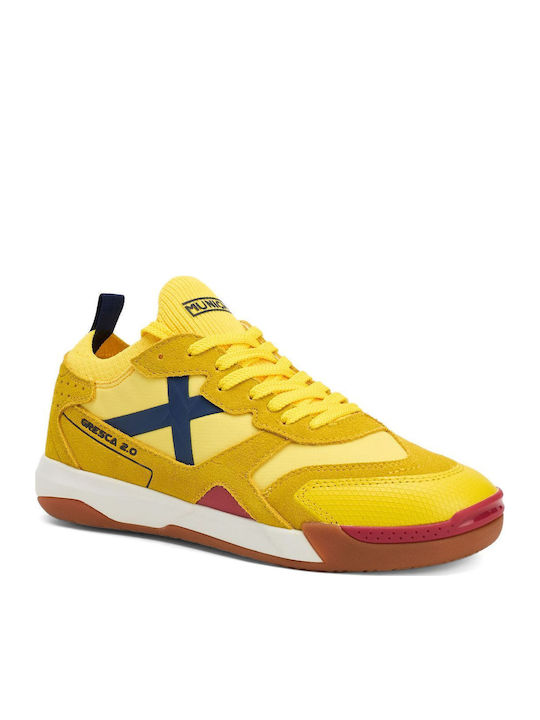 Munich Gresca Pantofi de Fotbal de futsal Galbene