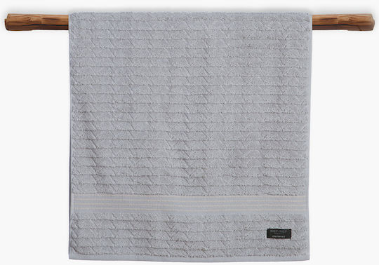 Nef-Nef Homeware Προσώπου Elements-elgyn 50x100εκ. Silver Βάρους 600gr/m²