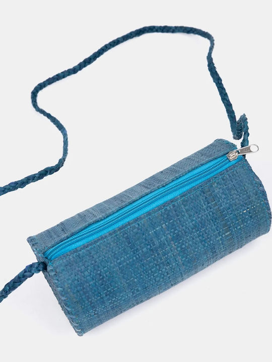 Straw Women's Crossbody Bag Turquoise