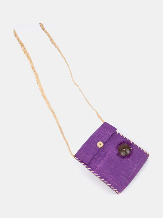 Straw Women's Crossbody Bag Pink