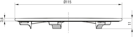 Deante Sink Υποκαθήμενος Νεροχύτης Inox Brushed Μ74xΠ44cm Ασημί