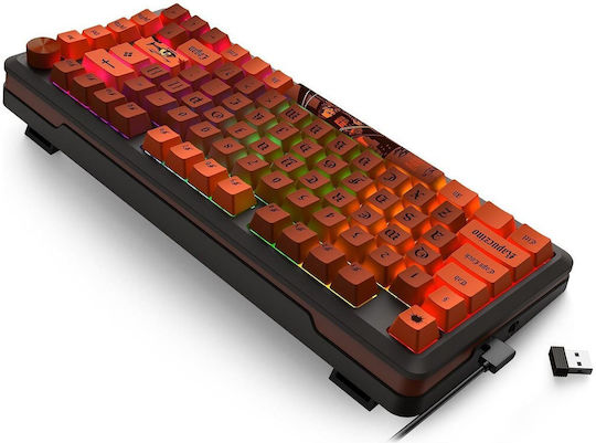 Redragon K4PUC21N0 PRO Wireless Gaming Mechanical Keyboard 75% with RGB Lighting English US