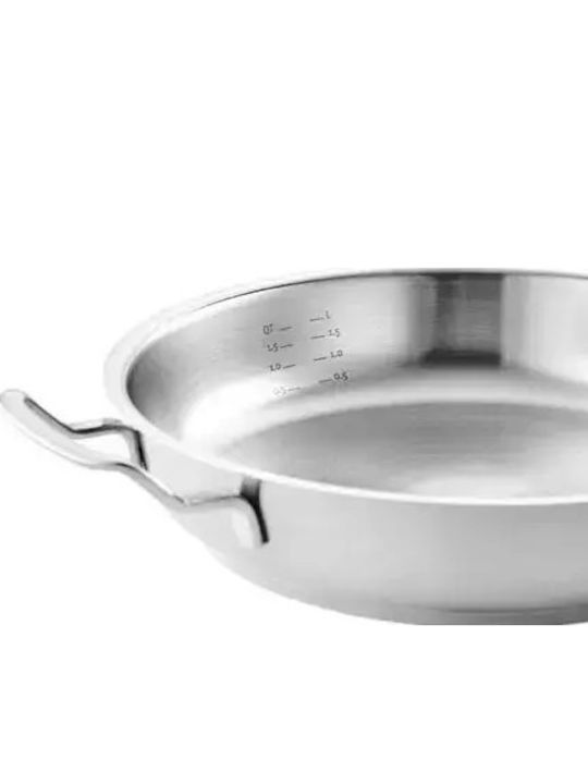 Fissler Original Profi Saute of Stainless Steel with No Coating 28cm