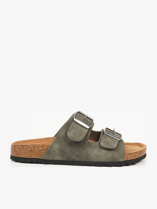 Men's Sandals in Green Colour