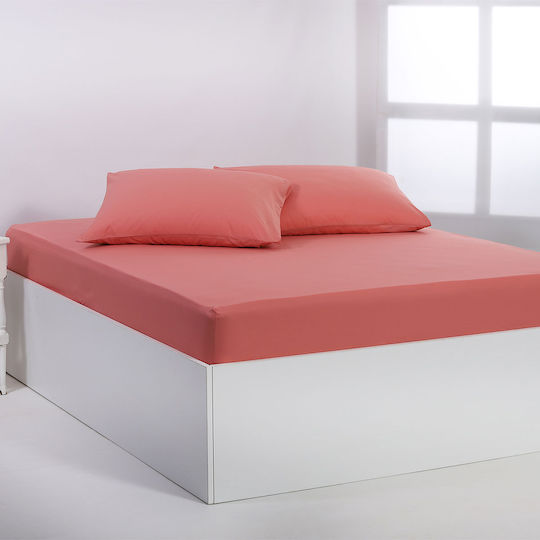 Silk Fashion Σεντόνι Μονό 165x267εκ. Coral Almond