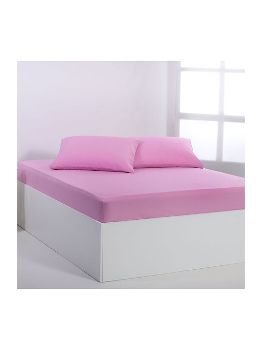 Silk Fashion Σεντόνι Μονό με Λάστιχο 105x200+35εκ. Pastel Levander
