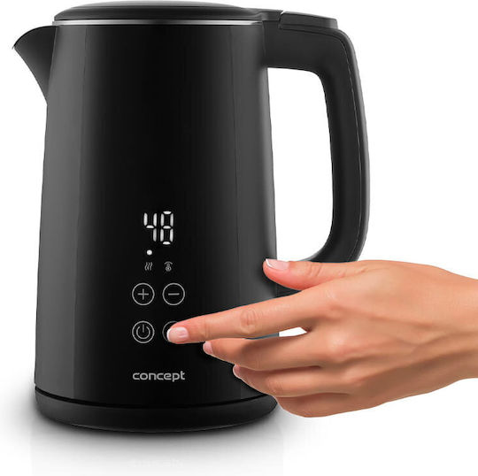 Concept Fierbător 1.5lt 2200W Negru