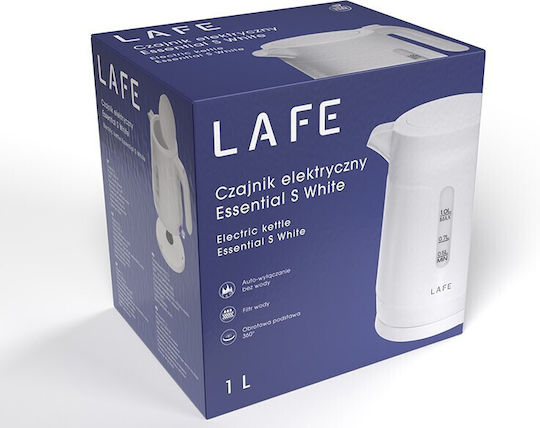Lafe Essential Βραστήρας 1lt 1500W Λευκός