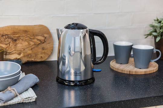 Russell Hobbs Victory Fierbător 1.7lt 2400W Argintiu