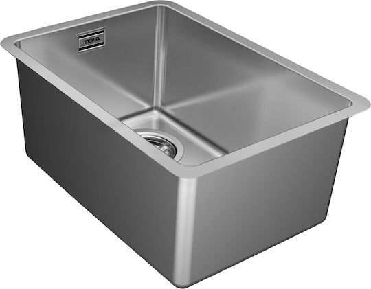 Teka Linea Rs15 Υποκαθήμενος Νεροχύτης Inox Μ44xΠ31cm Γκρι