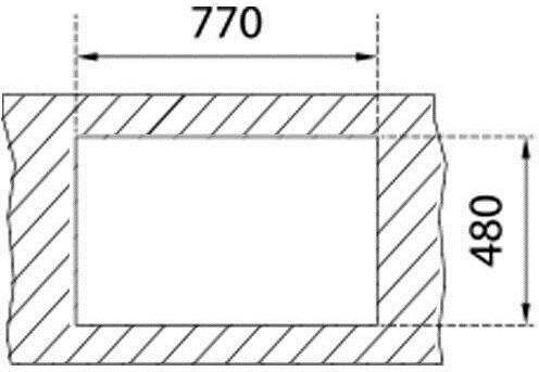Teka Starbright Ένθετος Νεροχύτης Inox Μ79xΠ50cm Ασημί