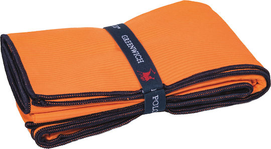 Greenwich Polo Club Πετσέτα Microfiber Σώματος 280gr/m² Πορτοκαλί 180x80εκ.