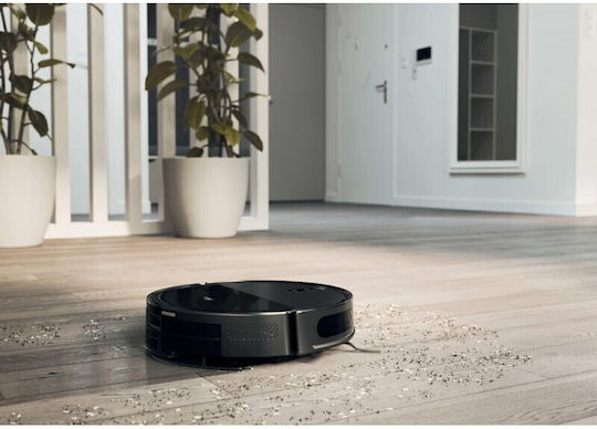 Hoover HG2 Turbo Slim Σκούπα Ρομπότ με Χαρτογράφηση Laser & Απορρόφηση 5000Pa Μαύρη
