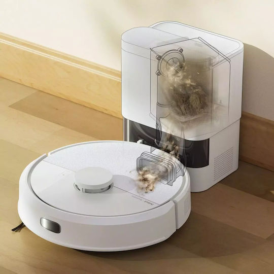 iRobot Roomba 105 Combo + AutoEmpty Robot Vacuum Cleaner with Laser Mapping and 7000Pa Suction Power White