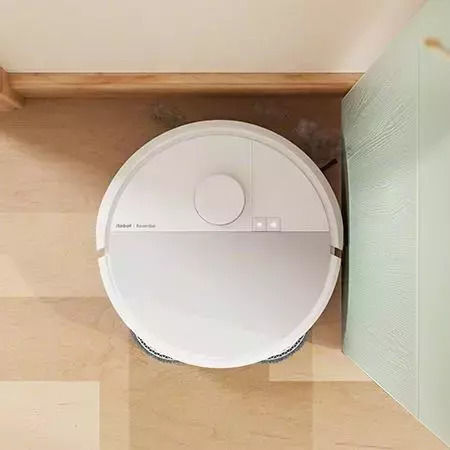 iRobot Roomba Plus 405 Combo + AutoWash Σκούπα Ρομπότ με Χαρτογράφηση Laser Λευκή