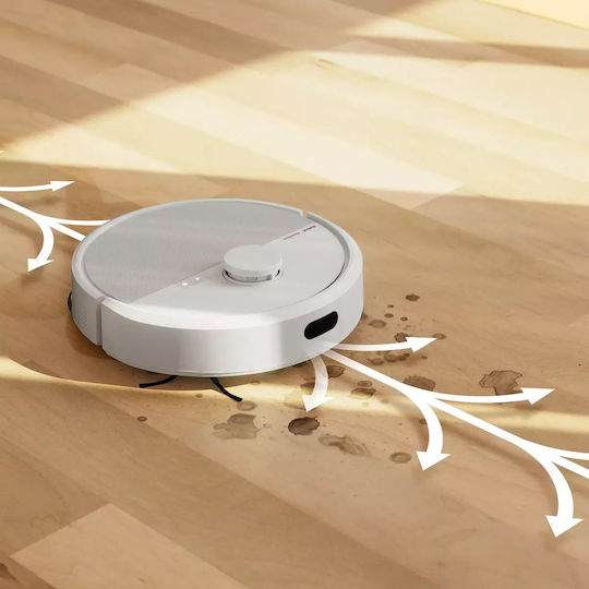 iRobot Roomba Plus 405 Combo + AutoWash Σκούπα Ρομπότ με Χαρτογράφηση Laser Λευκή