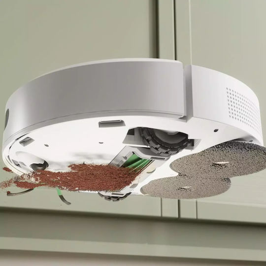 iRobot Roomba Plus 405 Combo + AutoWash Σκούπα Ρομπότ με Χαρτογράφηση Laser Λευκή
