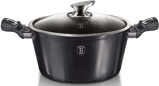 Berlinger Haus Metallic Line Σετ Μαγειρικά Σκεύη από Αλουμίνιο Carbon Pro με Αντικολλητική Επίστρωση 5 τεμαχιών